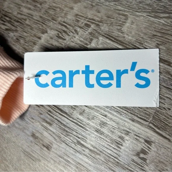 Carter's 3m Girls Peach Pink Bear Baby Matching 3-piece Set - Picture 10 of 10